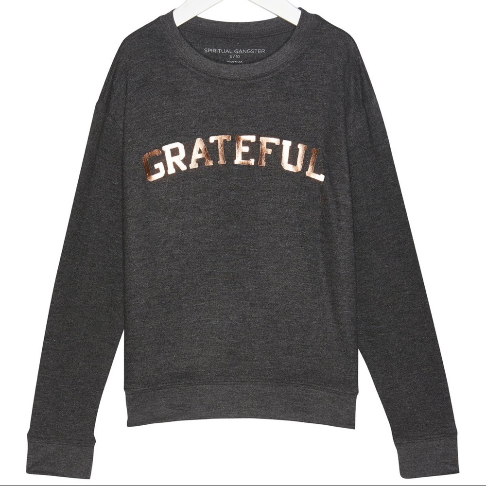 Spiritual Gangster Grateful Crew Neck sweater - Picture 7 of 8